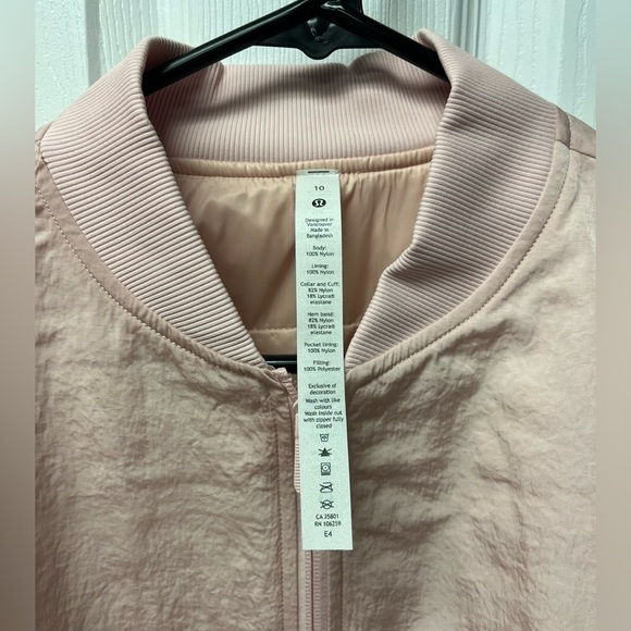 Lululemon Non-Stop Bomber *Reversible - Sz 10 - Picture 5 of 7